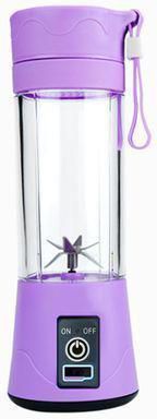 6 Blades Rechargeable Juicer - Portable Fruit Juice Blender