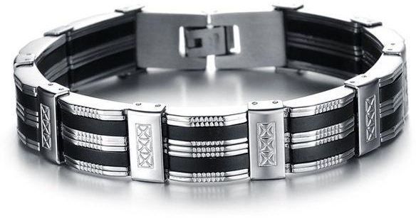 JewelOra Stainless Steel Bracelet DT-PS850 For Men
