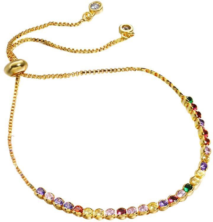 Aiwanto Stone Bracelet Gold Hand Chain Beautiful Bracelet Gift for Women&#39;s
