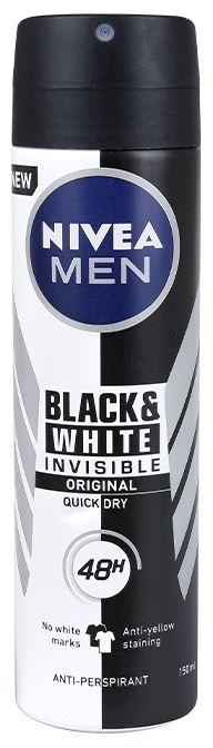 Nivea Black & White Invisible Original Body Spray For Men - 150ml