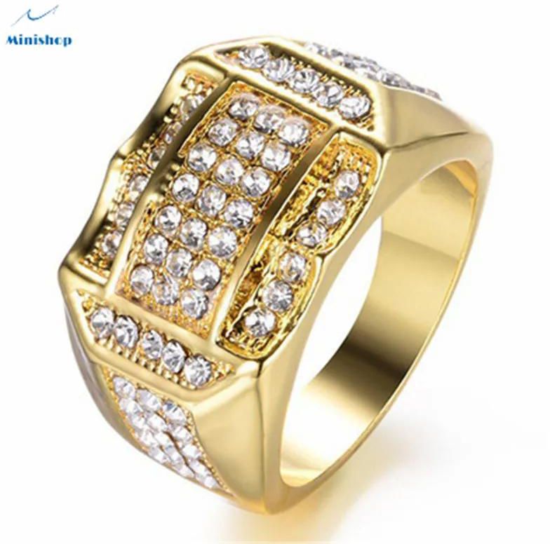 Men Vintage Fashion Diamond Ring Watches Suits Accessories Jewelry Gift