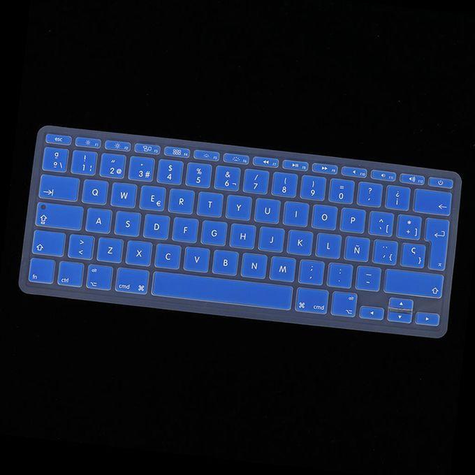 Spanish Phonetic Keyboard Film European For 11inch Macbook Deep Blue