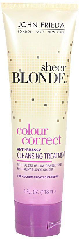 John Frieda Sheer Blonde Colour Correct Anti Brassy Cleansing Treatment