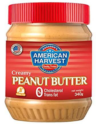 American Harvest Peanut Butter Creamy, 340 gm