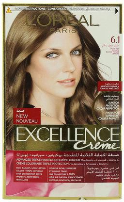 L Oreal Paris Excellence Creme Hair Color 6 1 Dark Ash Blonde