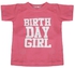 Danami Birthday Girl Printed Children T Shirt- Pink