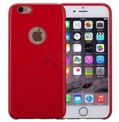 Momax Leather Feel Red Case for iPhone 6 Plus - CTAPIP6LR