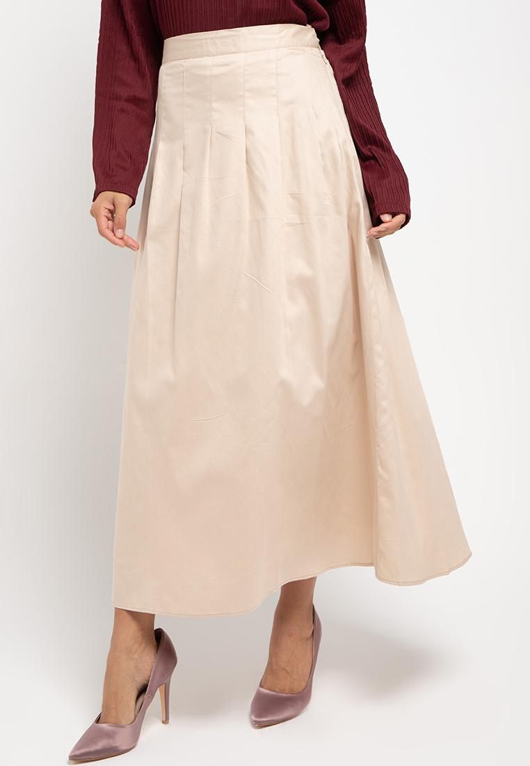 Gobindpal Azzar Gena A-line Skirt - 4 Sizes (Cream)