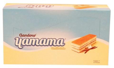 Gandour Yamama Vanilla Cake 12*23 G