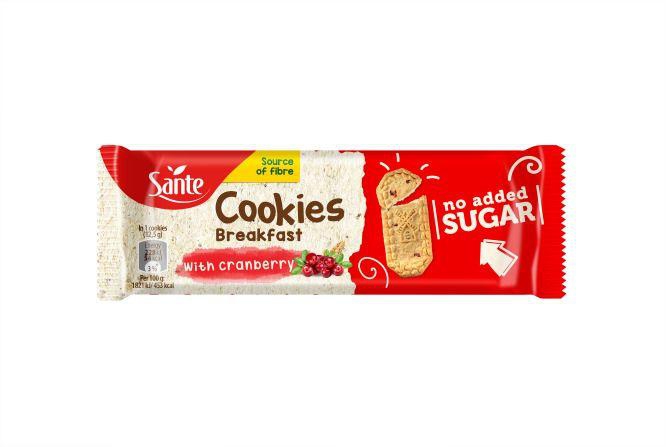 Sante Cookies With Cranberry - 50 Gm