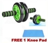 AB Wheel Double Wheel Fitness Abs Roller With FREE Mat