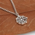 Men Spider Web Pendant Necklace Club Party Jewelry Spider Necklace