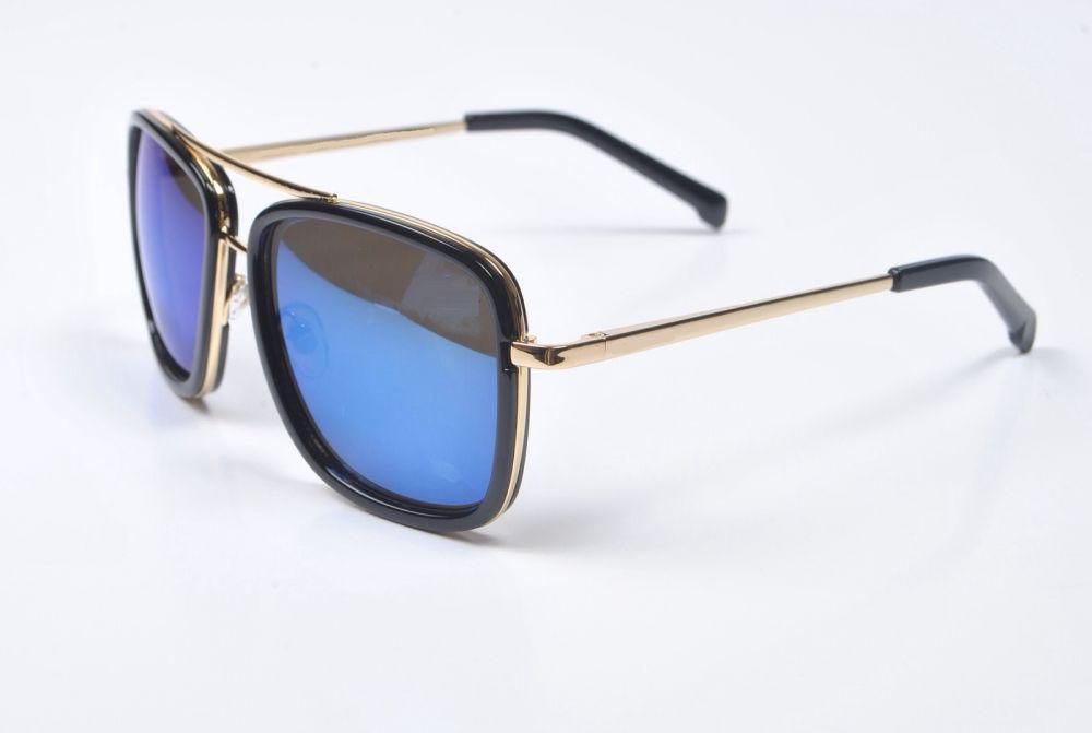 Sunglasses Color Gold & Blue  143