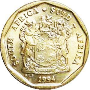 20 سنت دولة جنوب افريقيا سنة 1994