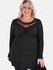Plus Size Ruched Crochet Trim Skirted Tee - 4x | Us 26-28
