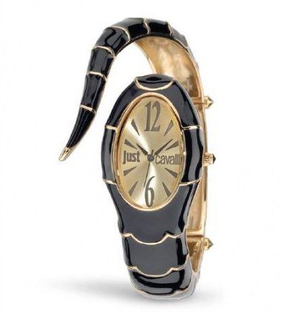 Just Cavalli Poison Women's Gold Dial Stainless Steel Band Watch - R7253153508