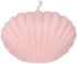 Get Small Shell-Shaped Aromatic Candle, 5×6 cm - Pink with best offers | Raneen.com