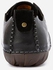 Andora Lace Up Leather Casual Shoes - Black