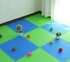 Rainbow Toys - Floor Mat Green Foam Exercise Mat 2.5cm Puzzle Game Pad Non- Slip Stitch Interlock EVA Mat size: 100x100x2.5cm
