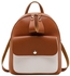 Fashion Ladies Cross-body Bags Mini Backpack Double Pull Leather Bag for women