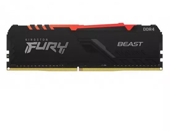 Kingston FURY Beast/DDR4/16GB/3200MHz/CL16/1x16GB/RGB/Black | Gear-up.me