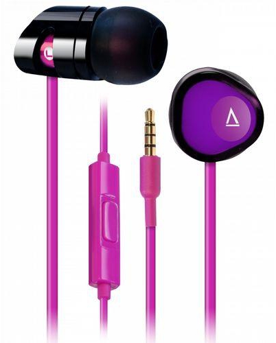 Creative MA200 - Noise-isolating In-ear Headphones with 1-button In-Line Mic - Purple/Black