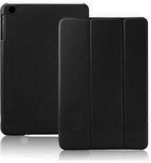 Tri-Fold Smart Protection Leather Case for Apple iPad Mini4 [Black Color]