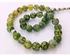 Handmade Elegant Natural Green Fire Agate Stone Rosary