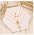 Fashion Gold Snake Bone Chain Necklace For Women And Girls