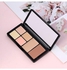 Concealer Contour Palette Cosmetics Cream Contour And Highlighting Makeup Kit 6 In 1 Contouring Foundation Concealer Palette Conceals Dark Circles Blemish Waterproof Long Lasting Cruelty Free ( 02)
