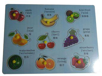 Generic Educational Fruit Puzzle – 9 Pcs