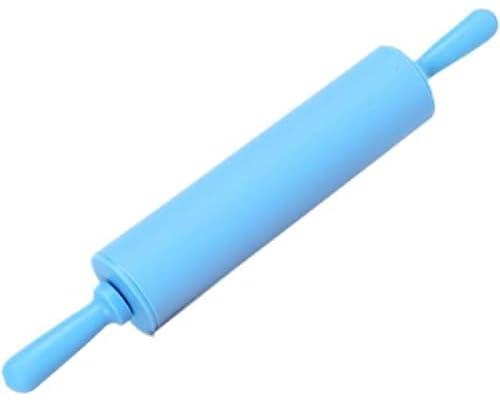 30cm Blue Non-Stick Silicone Rolling Pin Pastry Baking Decorating Tool Dough Roller5685_ with two years guarantee of satisfaction and quality