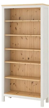Hemnes Bookcase White Stain Light, Bookcase With Cabinet Base Ikea Egypt