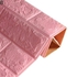 3D Self Adhesive Wall Stickers Brick Pattern - Pink -10 Pcs