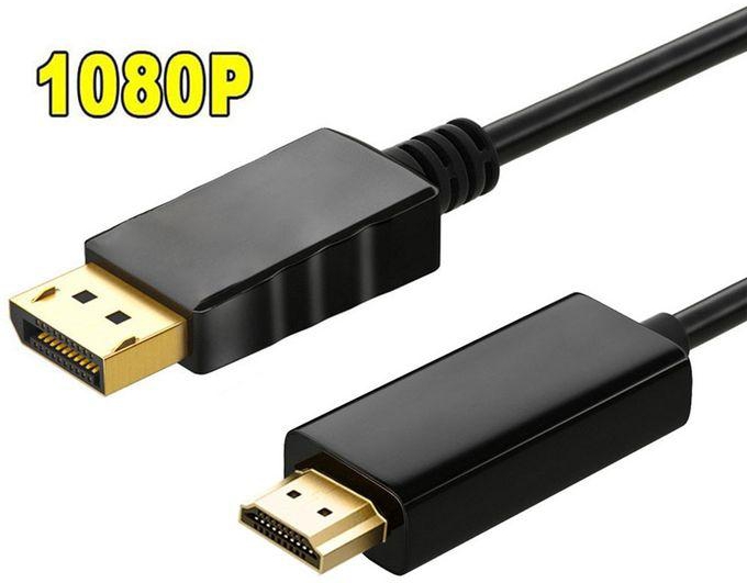 （1080P）1080P 4K DP To HDMI-compatible Adapter DisplayPort To Display Port Male To Female Converter Cable Adapter For HDTVPC DELL Laptop