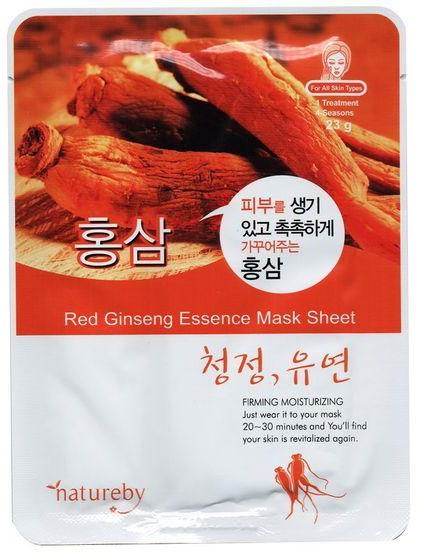 Natureby Korean Red Ginseng Essence Mask Sheet