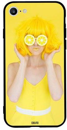 Skin Case Cover -for Apple iPhone 6s Yellow Girl Funky Yellow Girl Funky