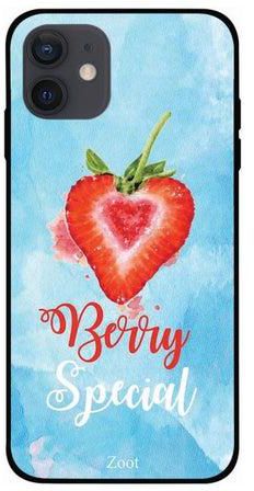 Berry Special Printed Case Cover -for Apple iPhone 12 mini Blue/Red/White Blue/Red/White