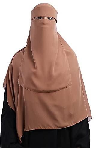 Islamic veil, two pieces Niqab and khemar
