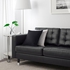 LANDSKRONA 4-seat sofa, Grann/Bomstad black - IKEA