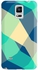 Stylizedd  Samsung Galaxy Note 4 Premium Slim Snap case cover Gloss Finish - Checkered Aqua  N4-S-19