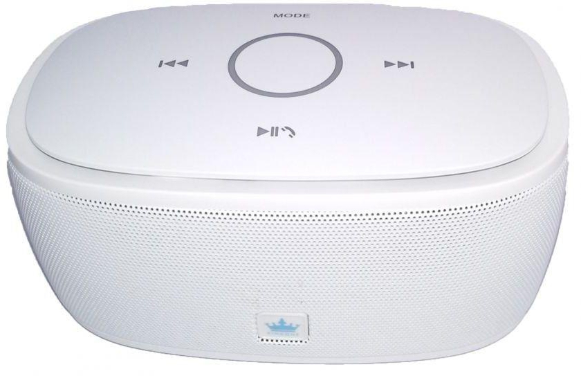 Kingone Bluetooth Multi-Function Speaker for IPod & All Smartphones -White