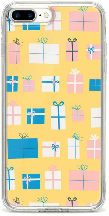 Protective Case Cover For Apple iPhone 8 Plus Wrapped Presents Full Print