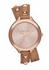 Michael Kors Women's Slim Runway Leather Bracelet Watch MK2299 (Rose Dial)