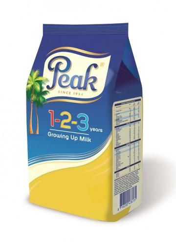 Peak 123  380g Growing Up Milk Refil Pack  (360g x 12) carton
