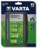 VARTA شاحن بطارية لجميع انواع البطاريات القابلة للشحن نوع ايه ايه/ايه ايه ايه/سي/دي 9 فولت من فارتا - شاحن بفيشة UK
