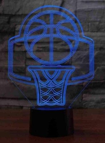 3D Vision Basketball Modeling Led Night Light for Touch Button USB Basketball Fans Table Lamp Baby Sleep Lamp Light Fixture Gift