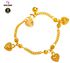 GJ Jewellery Emas Korea Bracelet - with Love 3D | Kids 9260515-1