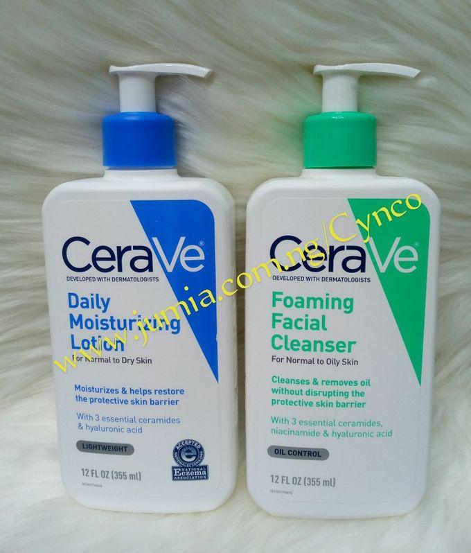 Cerave Moisturizing Body Lotion And Foaming Facial Cleanser