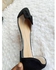 Quality Female Transparent Flat Shoe - Black